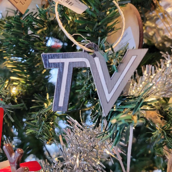 Teays Valley TV Vikings School Logo Ohio District School Keepsake Giftable Graduation Gift Teacher Gift Staff Gift Cutout Ornament