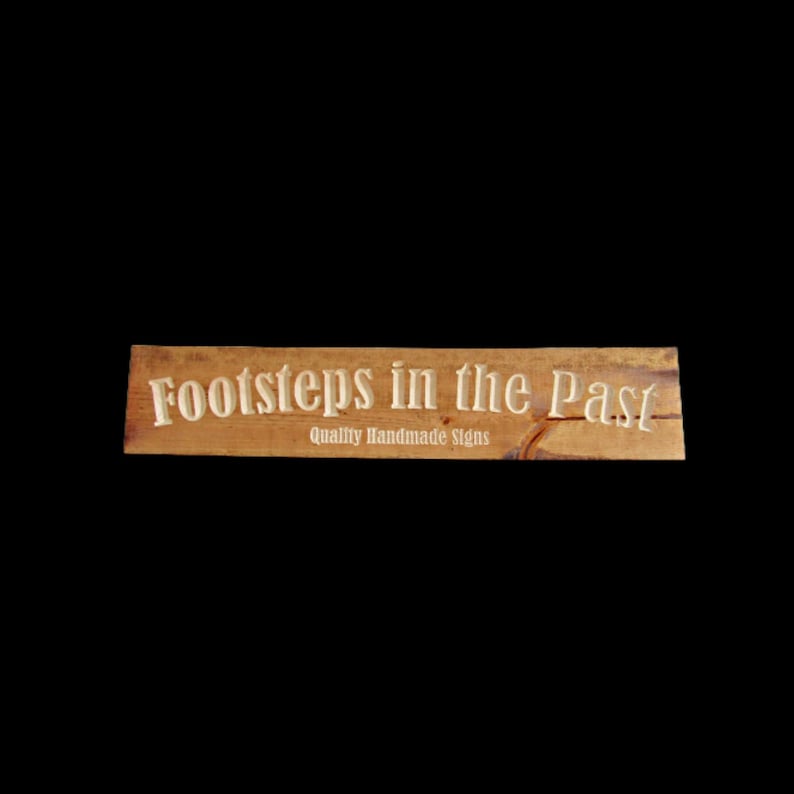 Engraved Distressed Farmhouse Logo Sign • Rustic Carved Wood Emblem ...