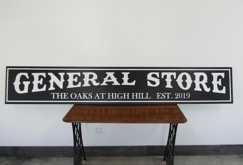 Extra Large Custom General Store Ranch Sign Over-sized Rustic | Etsy
