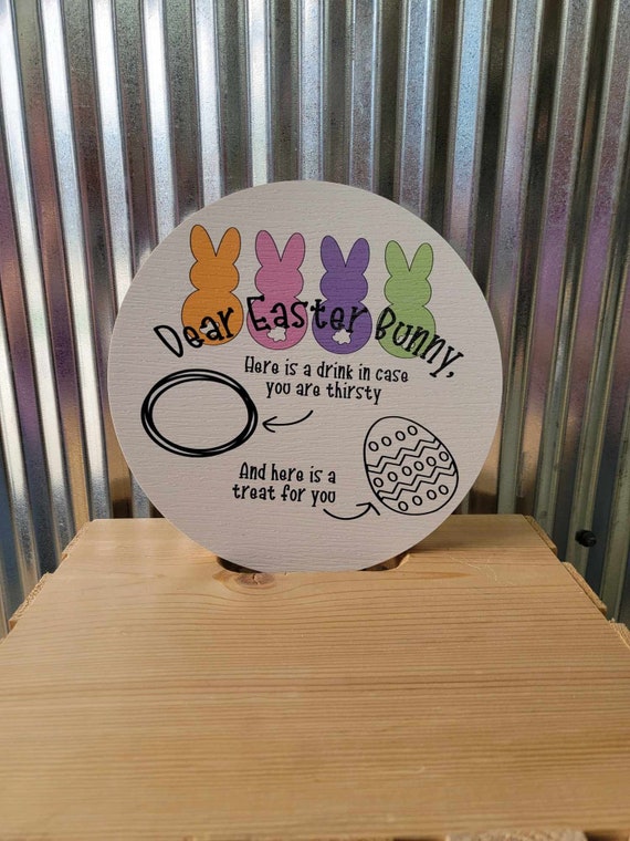 Spring Easter Bunny Treat Tray Giftable Kids Pastel Sustainable Plate Egg Hunt Host Cute Textured  PVC Weatherproof Ultraviolet Ink