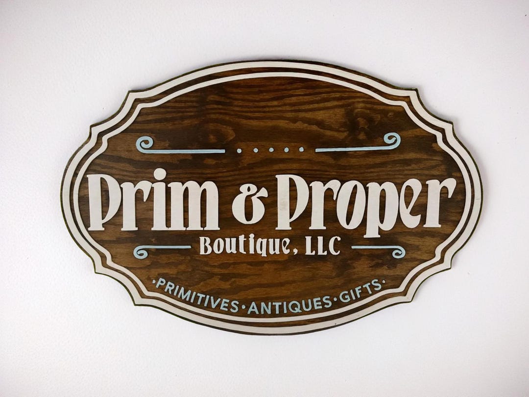 Rustic Shop Signs Custom Rustic Boutique Sign - Personalized Porch Decor for Antiques ...