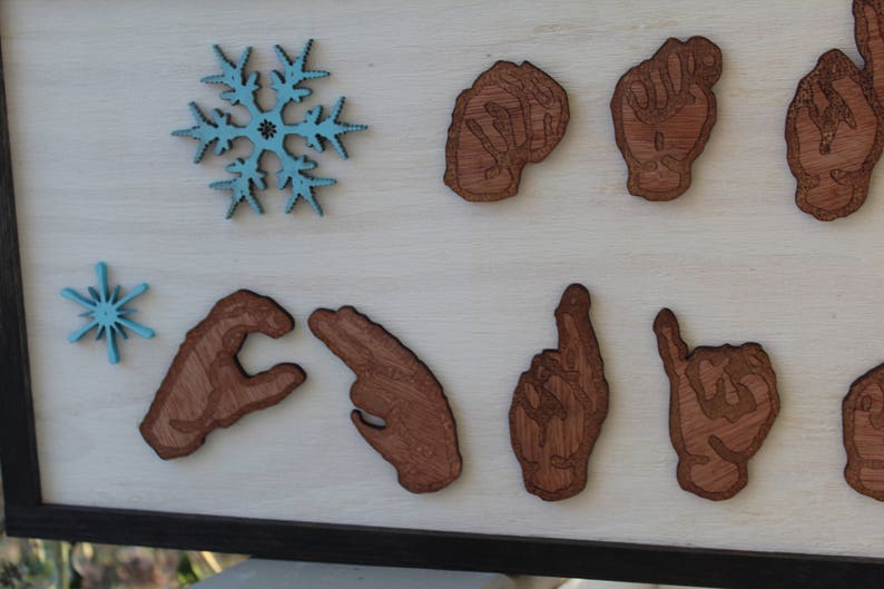 American Sign Language ASL Merry Christmas Sign for the - Etsy