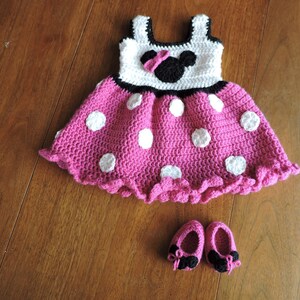 crochet minnie mouse dress