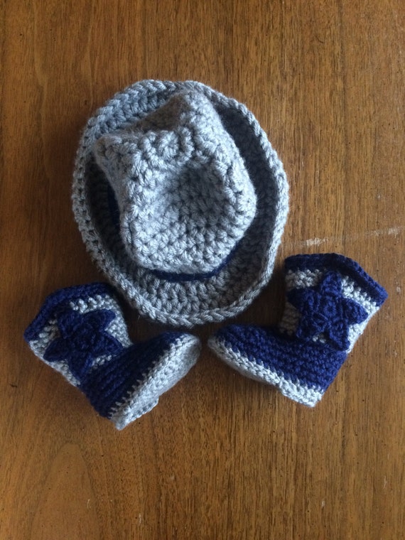 crochet dallas cowboy hat