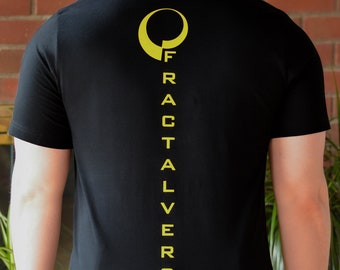 To Sleep in a Sea of Stars - Black Fractalverse Shirt