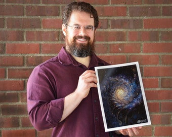 Fractalverse Galaxy Print - To Sleep in a Sea of Stars