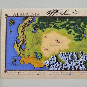 Map of Alagaësia Print - Color Barnes &amp; Noble Edition - Etsy
