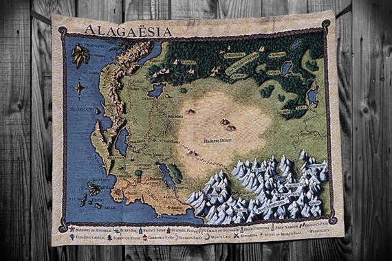 Alagaësia Woven Tapestry - 36" x 24"