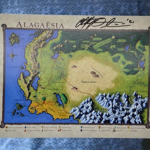 Map of Alagaësia Print - Color Barnes & Noble Edition