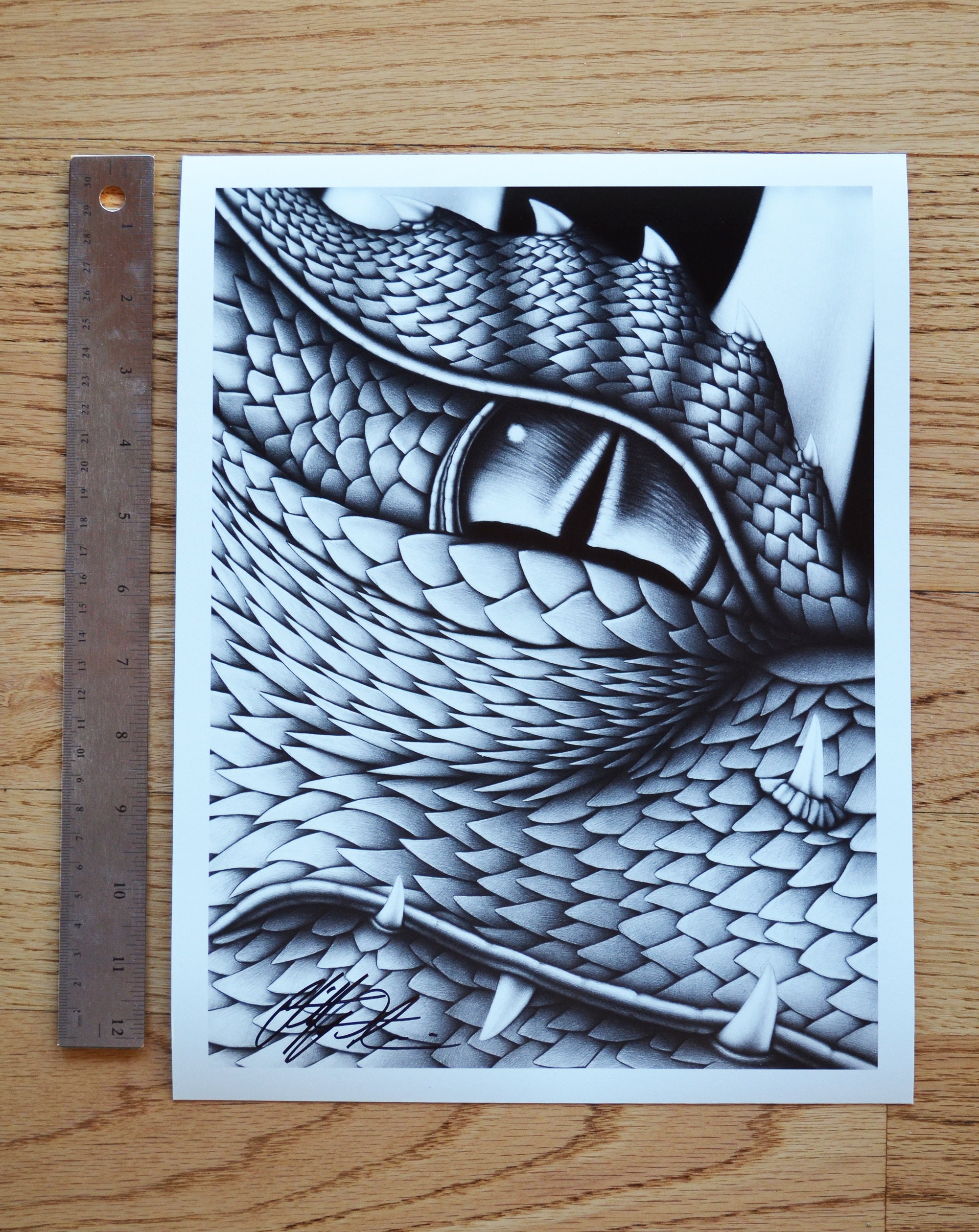 Glaedr's Eye Print - Etsy, image size:2000x2517