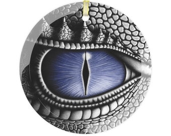 Dragon Eye Glass Ornament