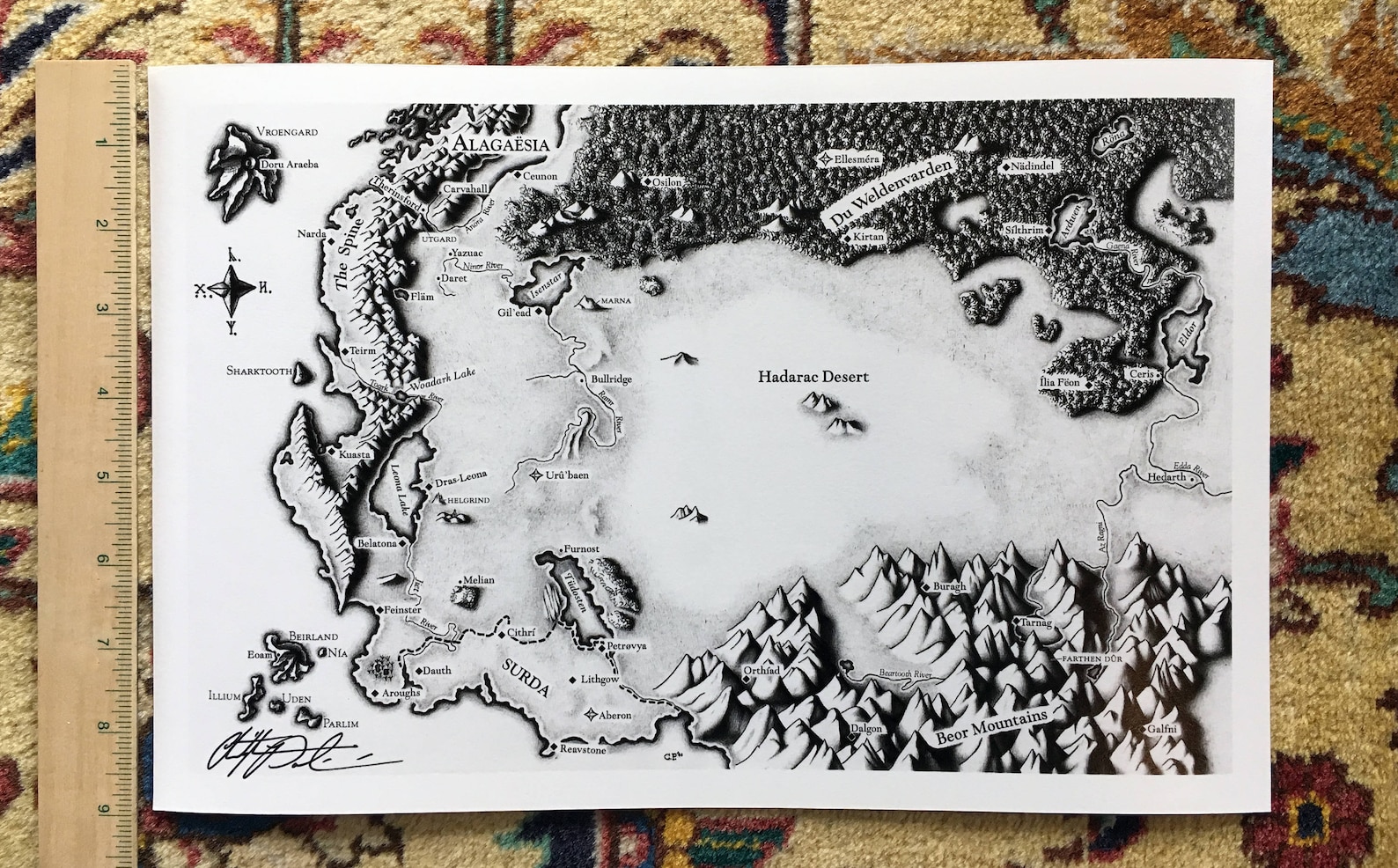 Map of Alagaësia Print - Etsy