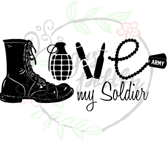 Free Free 185 Love My Soldier Svg SVG PNG EPS DXF File