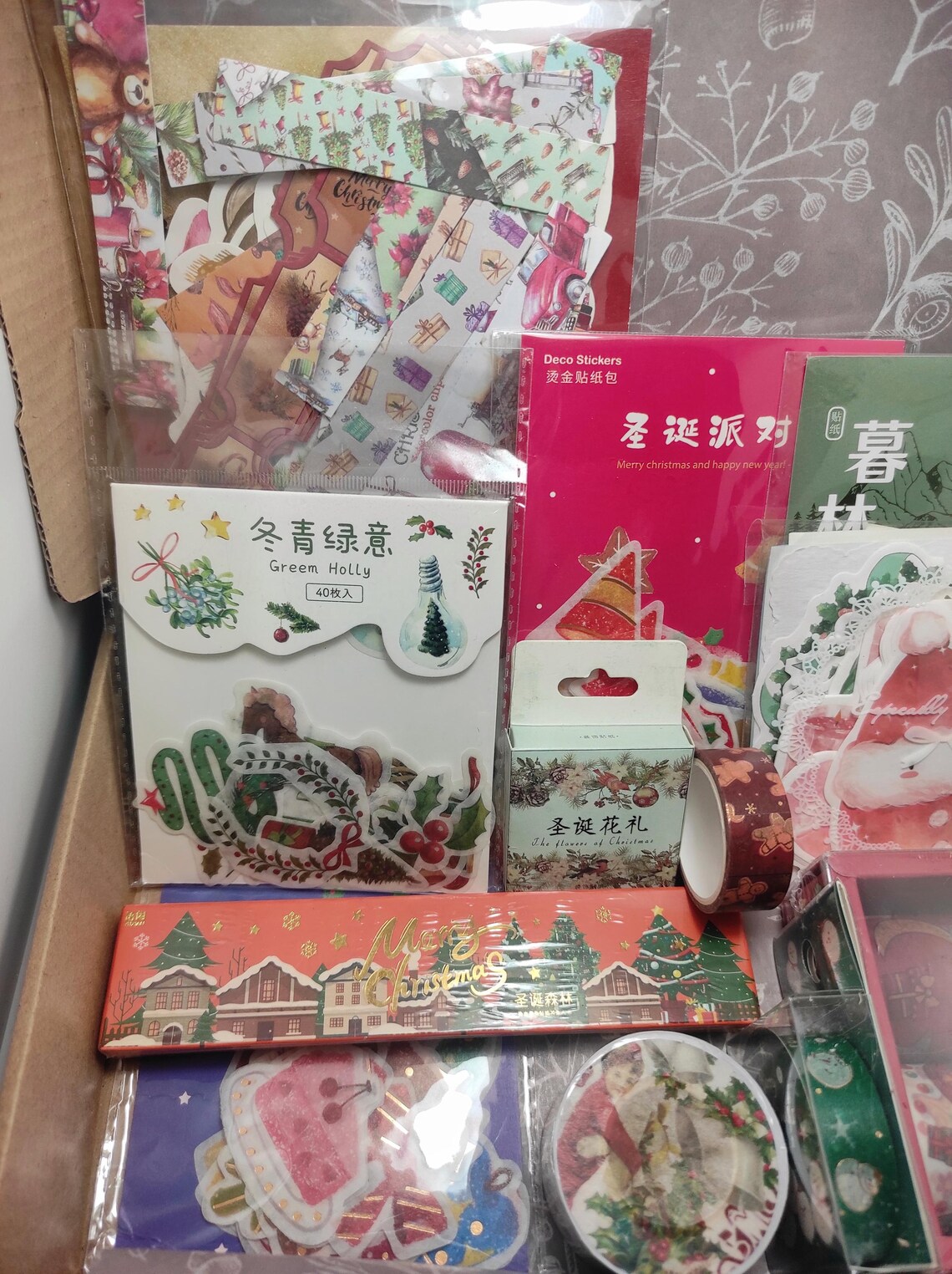 Christmas Stationery Advent Calendar 12 Days Adult Washi Tape Note ...