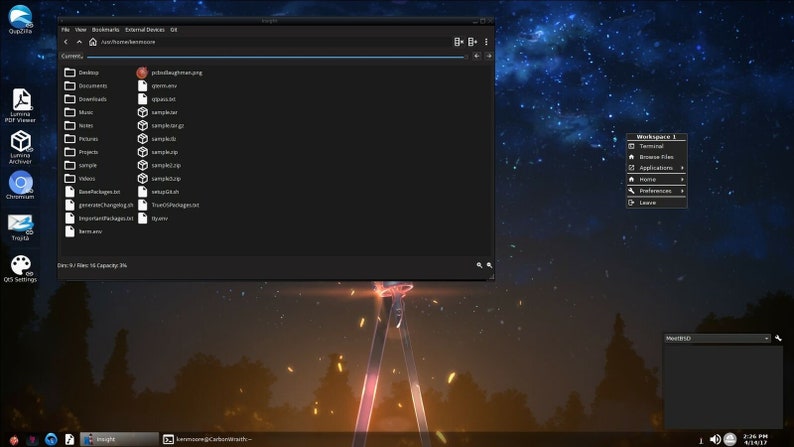 Project Trident TrueOS FreeBSD Lumina Desktop BSD Linux Bootable USB Step By Step Creation Guide With Linux OS