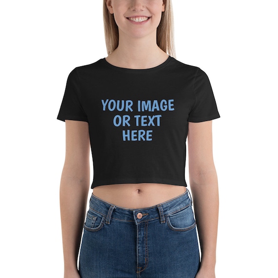 etsy custom crop top