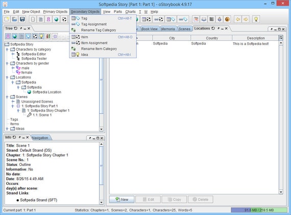 Ostorybook Software For Writers Of Books Plays Films Etsy