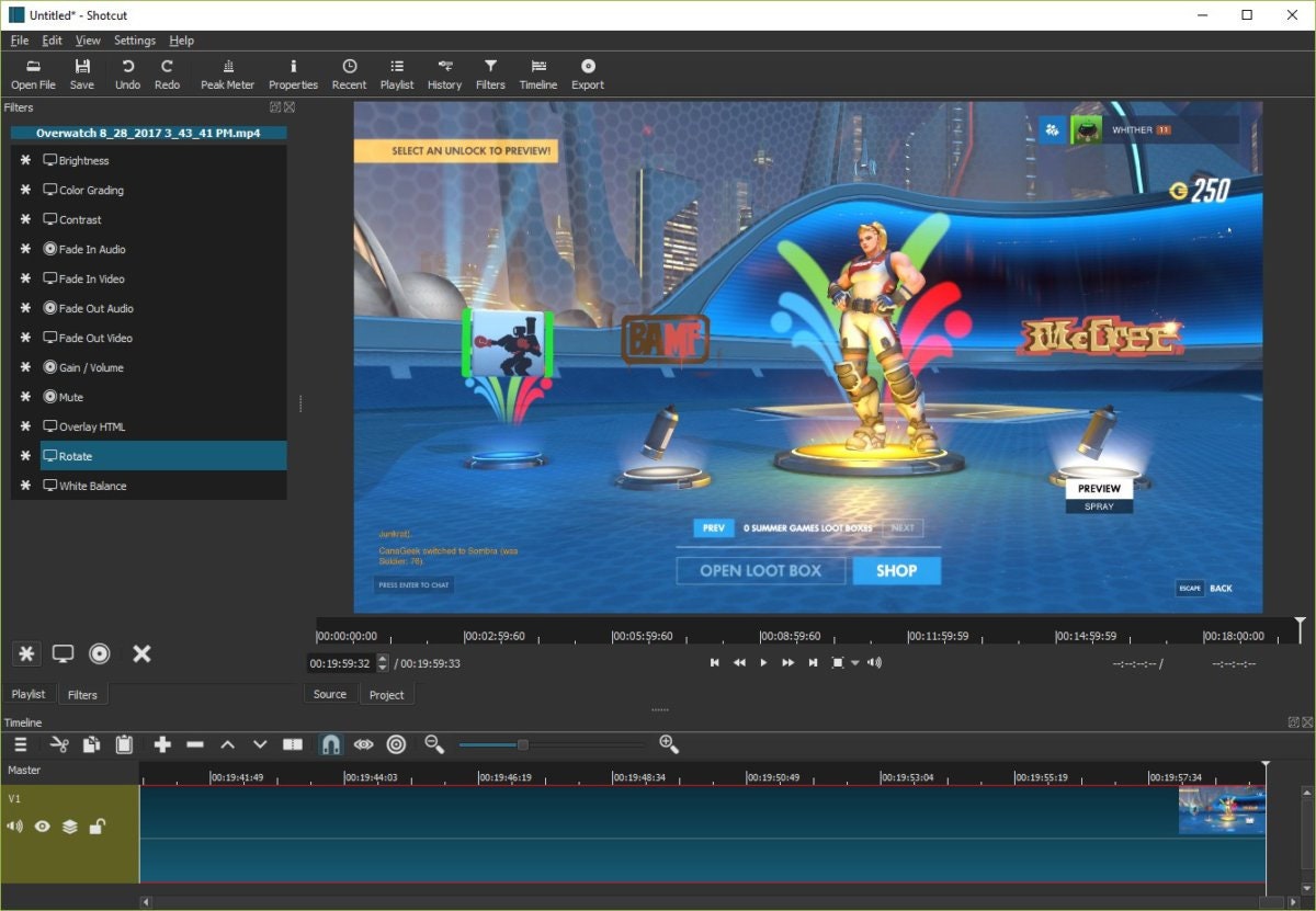 shotcut video editor manual