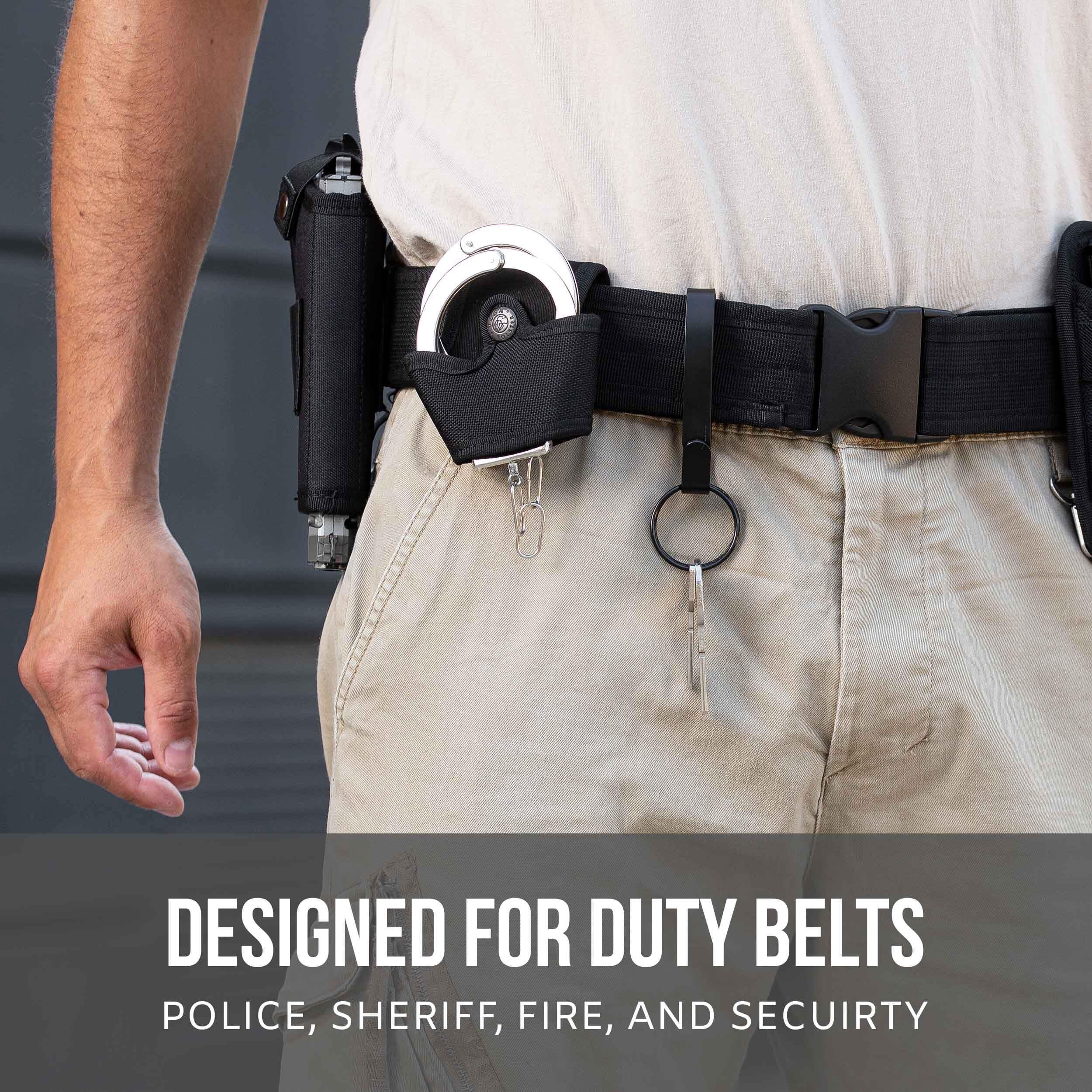 thumbnail image 2 of Duty Belt Key Holder Quick Release Clip | Stainless Steel Tactical 2 of 12