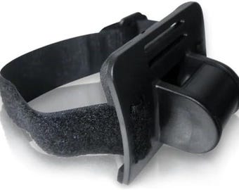 Universal Bike Light Helmet Mount for Bicycle Handlebar Lights.