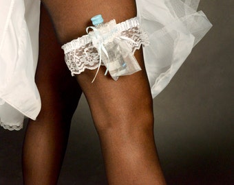 garter belt flask Leg flask holder in leather main image 1