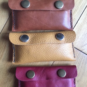 Leather bushcraft pouch anything tobacco etc