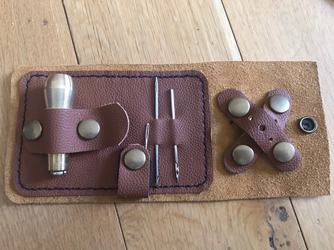 Handmade Bushcraft Leather Sewing & Maintenance Kit. You - Etsy