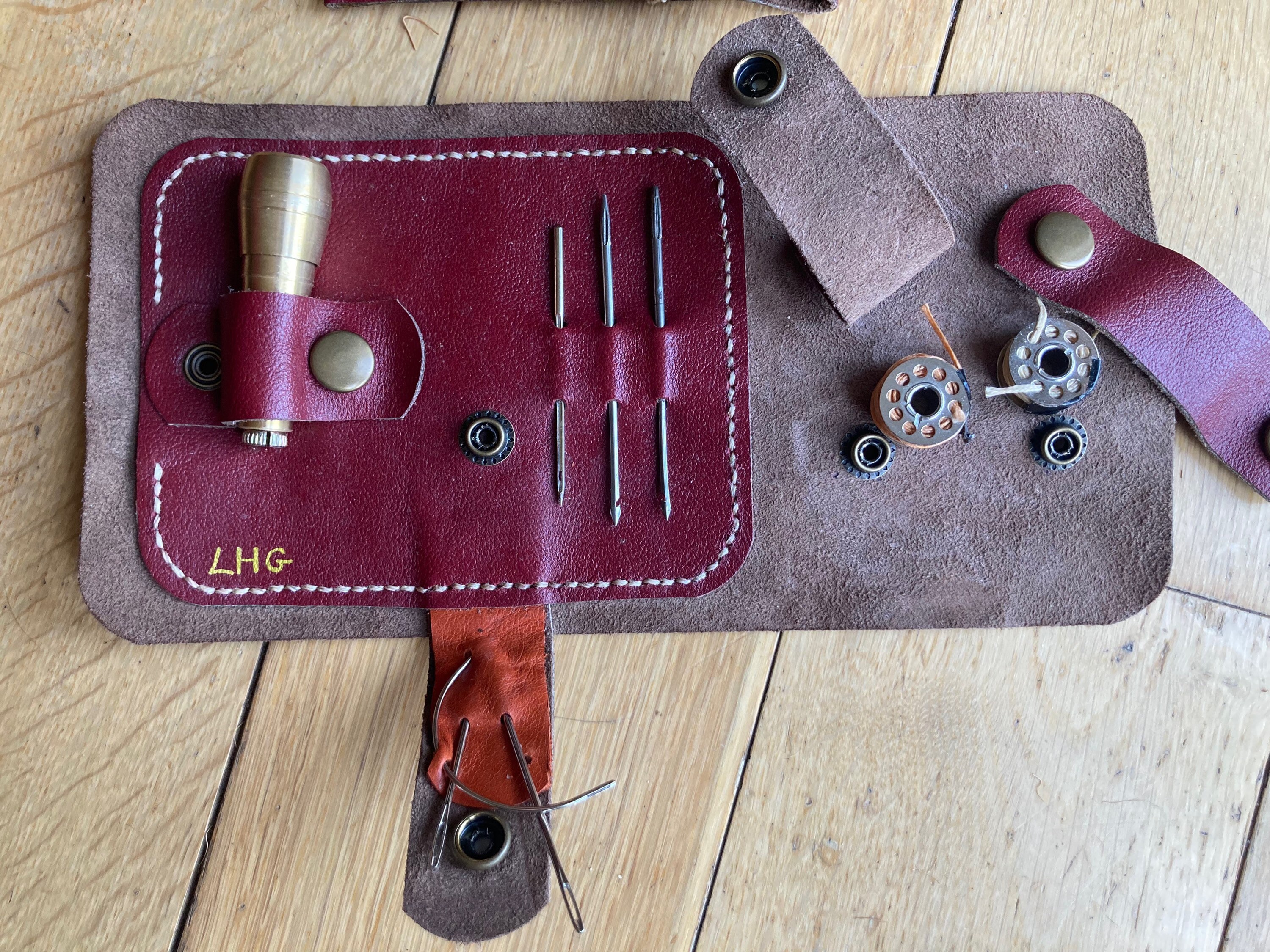 Handmade Bushcraft Leather Sewing & Maintenance Kit. You - Etsy