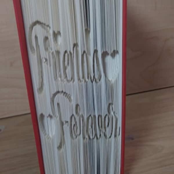 Friends Forever Cut & Fold Book Folding Pattern (Digital Download PATTERN ONLY)
