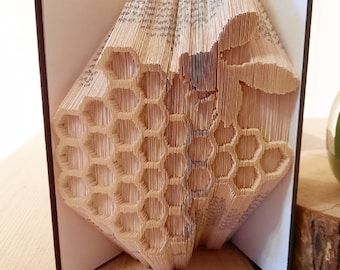 Bee with Honeycomb Combi Book Folding Pattern (Digital Download PATTERN) 21cm book 399 pages