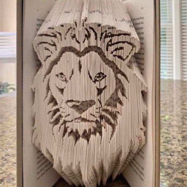 Lion Head 180 Combi Book Folding Pattern (Digital Download PATTERN)