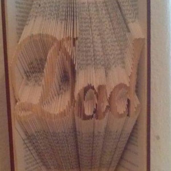 Dad Book Folding Pattern (Digital Download PATTERN ONLY)