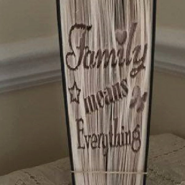 Family means everything Cut & FOLD Book Folding Pattern (Digital Download PATTERN ONLY)