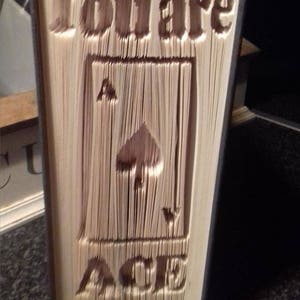 You are ACE Cut & Fold Book Folding Pattern (Digitaler Download NUR ANLEITUNG)