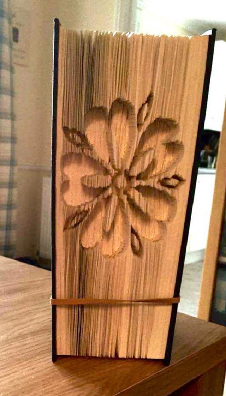Flower 1, Cut & Fold Book Folding Pattern (digital Download PATTERN) - Etsy