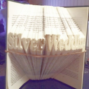 Silver Wedding MMF Book Folding Pattern (Digital Download PATTERN )