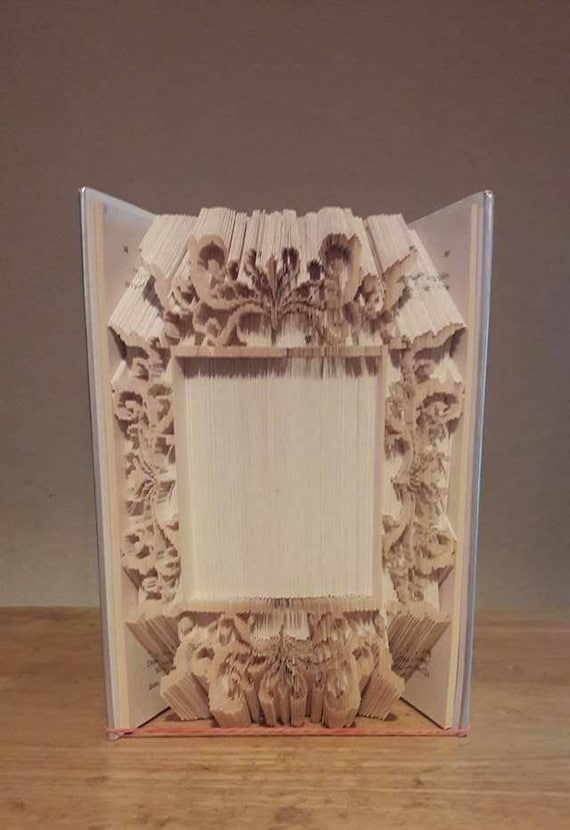Photo Frame 1 COMBI Book Folding Pattern  For Advanced Folders (Digital Download PATTERN)