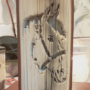 Horse Face 2 Cut & Fold Book Folding Pattern (Digital Download PATTERN)