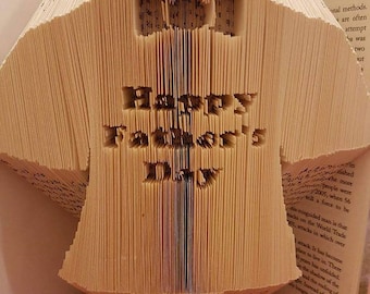 Father's Day, Cut & Fold Book folding Pattern, Digital Download, shirt