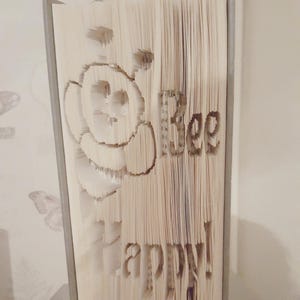 Bee Happy! Cut & Fold Book Folding Pattern (Digital Download PATTERN)
