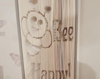 Bee Happy! Cut & Fold Book Folding Pattern (Digital Download PATTERN)