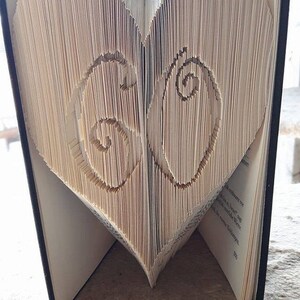 60 in a Heart COMBI Book Folding Pattern (Digital Download PATTERN ONLY)