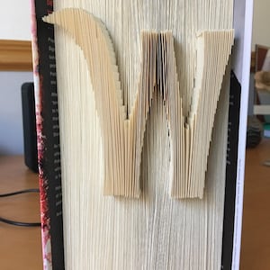 Alfabeto plegable para recortar y doblar con letras grandes de Bessie (PATRÓN de descarga digital)
