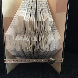 Just Breathe MMF Book Folding Pattern (Digital Download PATTERN) 23cm tall book with 599 pages