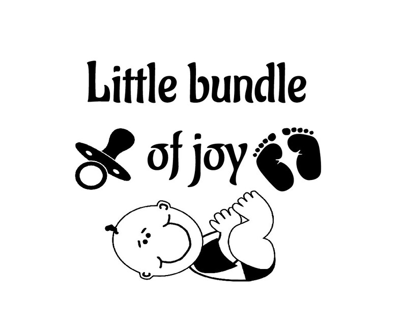 Little bundle of joy Cut & Fold Book Folding Pattern ...