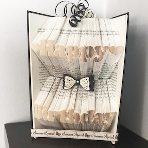 2-zeiliges MMF Happy Birthday Faltbuch Muster (Digitaler Download)