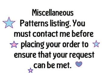 Custom-Book Folding Pattern (to be emailed only)
