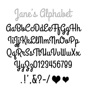Jane&#39;s FULL Alphabet Book Folding Pattern plus hearts & paw prints (PDF Download PATTERN)