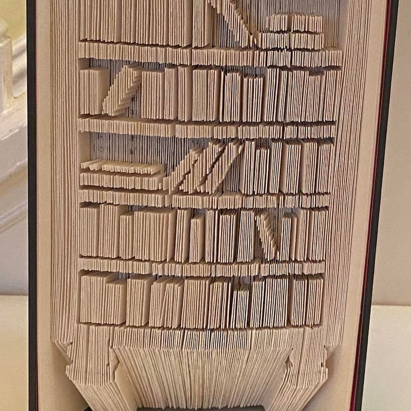 Folded Book Art Pattern Etsy