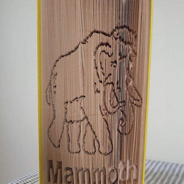 Mammut, CUT & Fold Buch Faltmuster, Digital Download